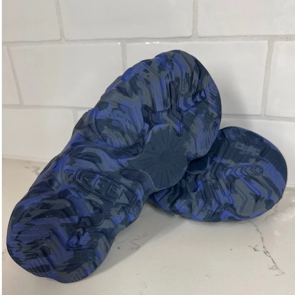 KEEN Hyperport H2 Water Sandals Big Boys 34 Size 2 Blue Camo Sport 1030835 Schoo